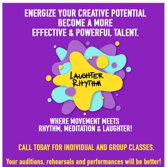 A flyer for laughter rhythm
